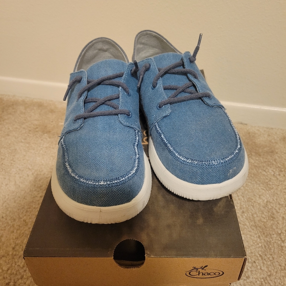 Chaco Women's Chillos Sneaker Shoe, Size 8.5, Ocean Blue